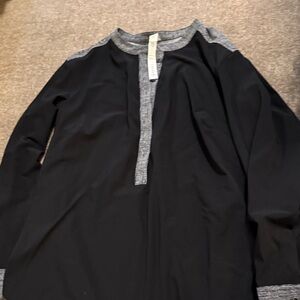 Black and Gray Shirt